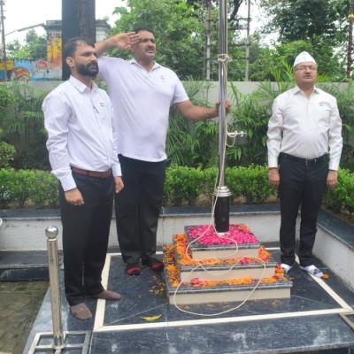 हरिद्वार रुड़की विकास प्राधिकरण में धूमधाम से मनाया गया स्वतंत्रता दिवस, HRDA सचिव ने कर्मठता का संदेश दिया